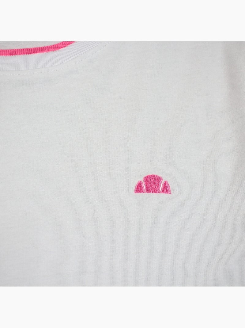 Ellesse - T shirt femme manches courtes Blanc - Kiabi