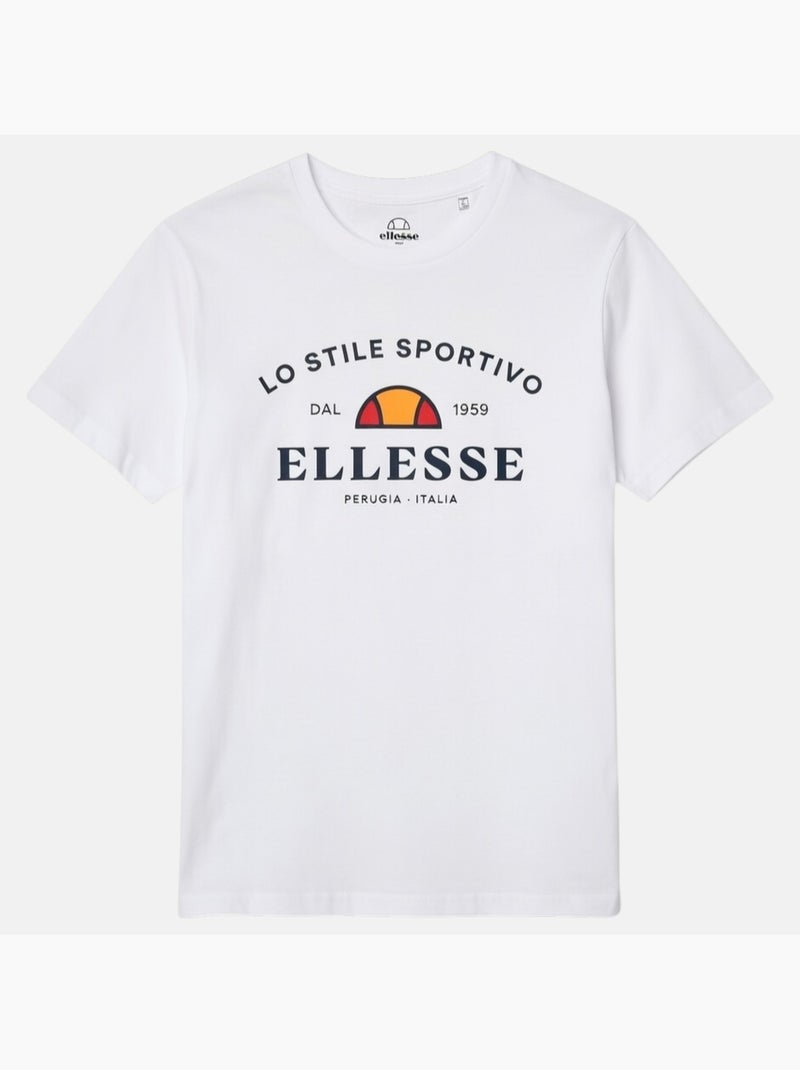 Ellesse - T shirt homme manches courtes Blanc - Kiabi