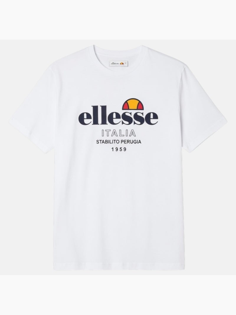 Ellesse - T shirt homme manches courtes Blanc - Kiabi