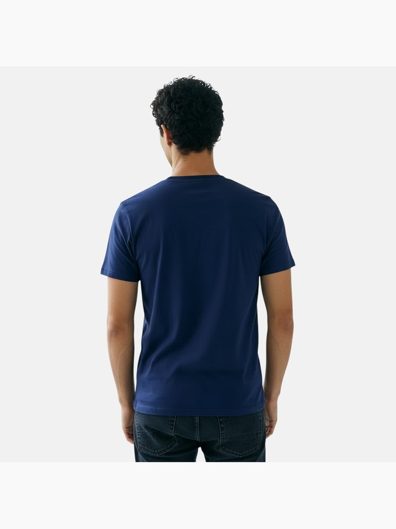 Ellesse - T shirt homme manches courtes Bleu marine - Kiabi