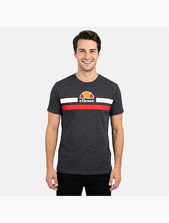 Ellesse - t-shirt manches courtes à bandes contrastées, col rond