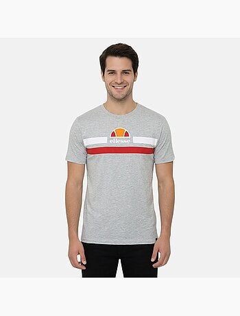 Ellesse - t-shirt manches courtes à bandes contrastées, col rond