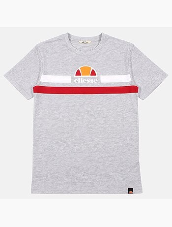 Ellesse - t-shirt manches courtes à bandes contrastées, col rond