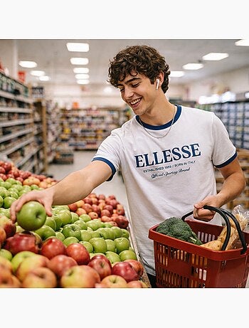 Ellesse - T-shirt manches courtes avec imprimé Homme