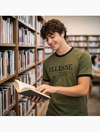 Ellesse - T-shirt manches courtes avec imprimé Homme