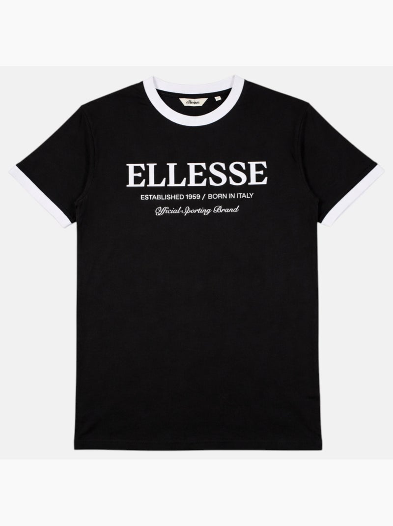 Ellesse - T-shirt manches courtes avec imprimé Homme Noir - Kiabi