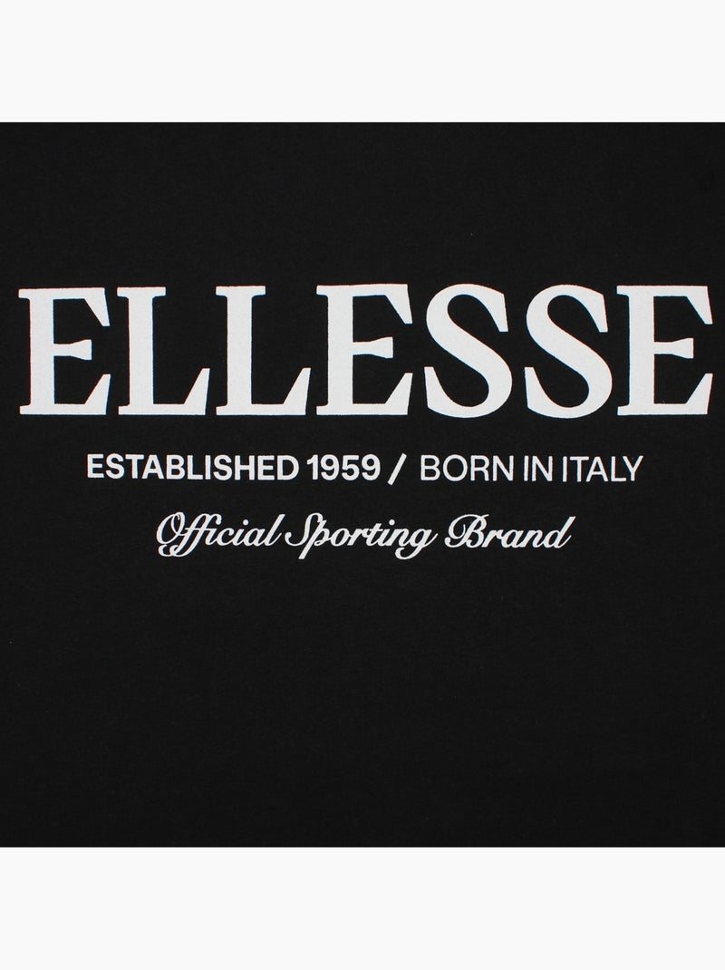 Ellesse - T-shirt manches courtes avec imprimé Homme Noir - Kiabi