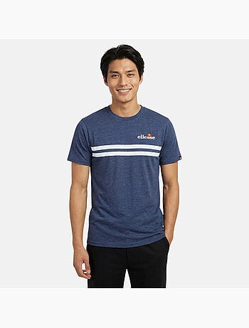 Ellesse - T-shirt manches courtes avec lignes horizontales Homme
