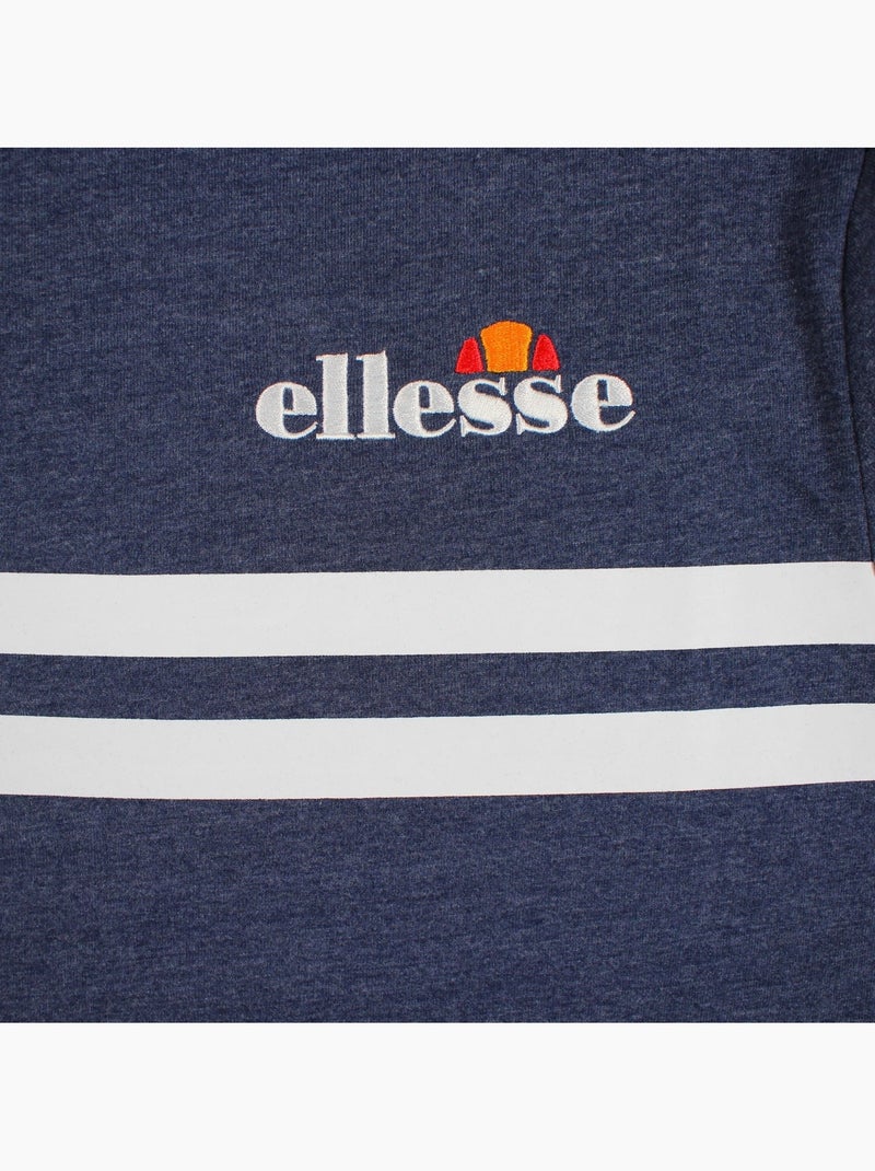 Ellesse - T-shirt manches courtes avec lignes horizontales Homme Bleu - Kiabi