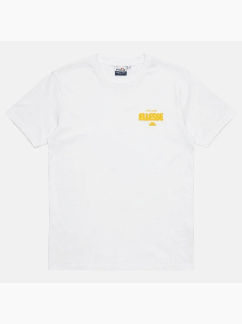 Ellesse - t-shirt manches courtes, col rond Blanc - Kiabi