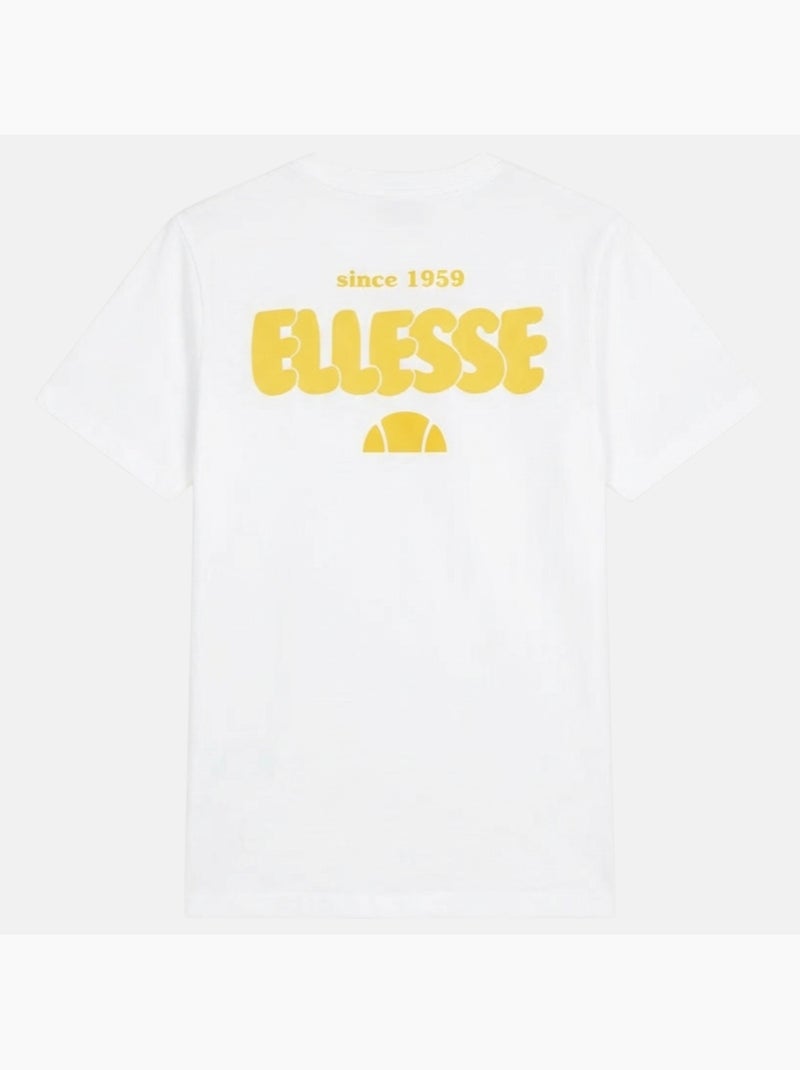 Ellesse - t-shirt manches courtes, col rond Blanc - Kiabi