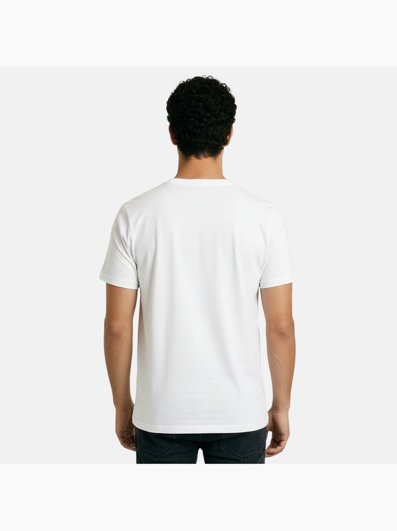 Ellesse - t-shirt manches courtes, col rond Blanc - Kiabi