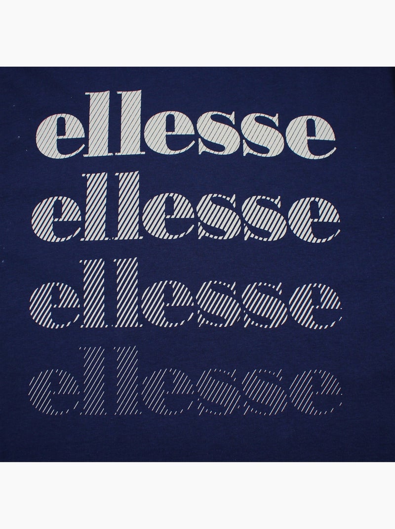 Ellesse - t-shirt manches courtes, col rond Bleu marine - Kiabi