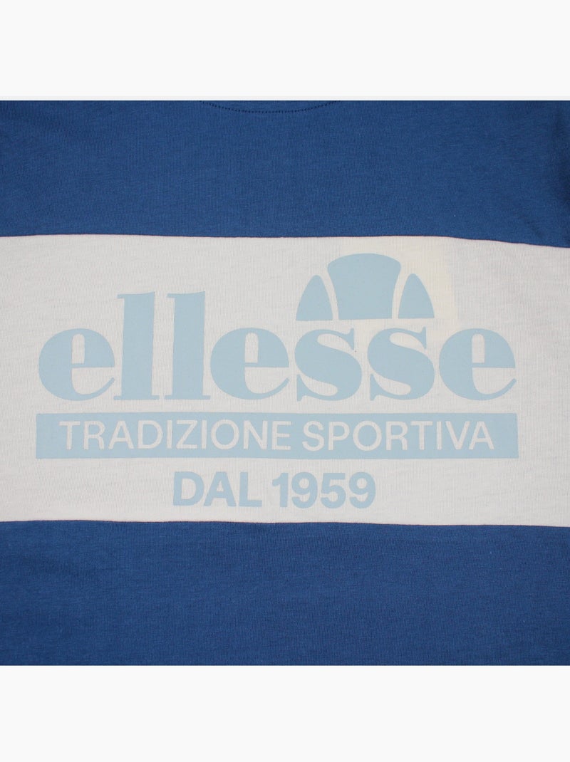 Ellesse - t-shirt manches courtes, col rond Bleu - Kiabi