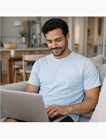 Ellesse - t-shirt manches courtes, col rond