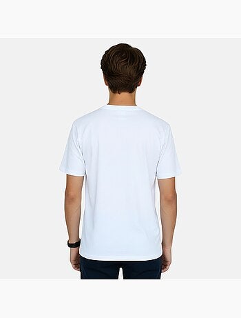 Ellesse - t-shirt manches courtes, col rond et détails brodés