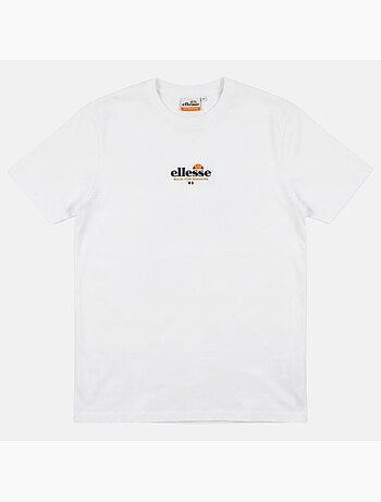 Ellesse - t-shirt manches courtes, col rond et détails brodés