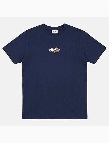 Ellesse - t-shirt manches courtes, col rond et détails brodés