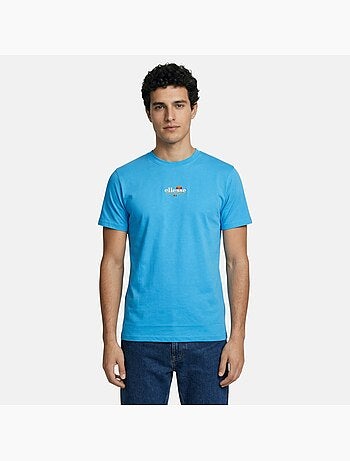 Ellesse - t-shirt manches courtes, col rond et détails brodés