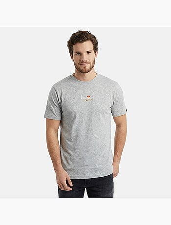 Ellesse - t-shirt manches courtes, col rond et détails brodés