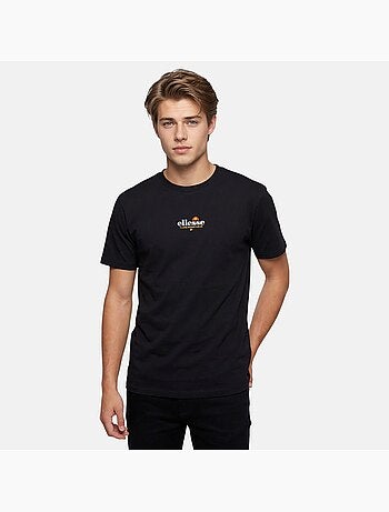 Ellesse - t-shirt manches courtes, col rond et détails brodés