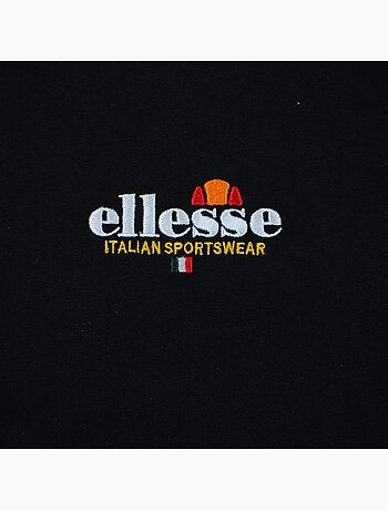 Ellesse - t-shirt manches courtes, col rond et détails brodés