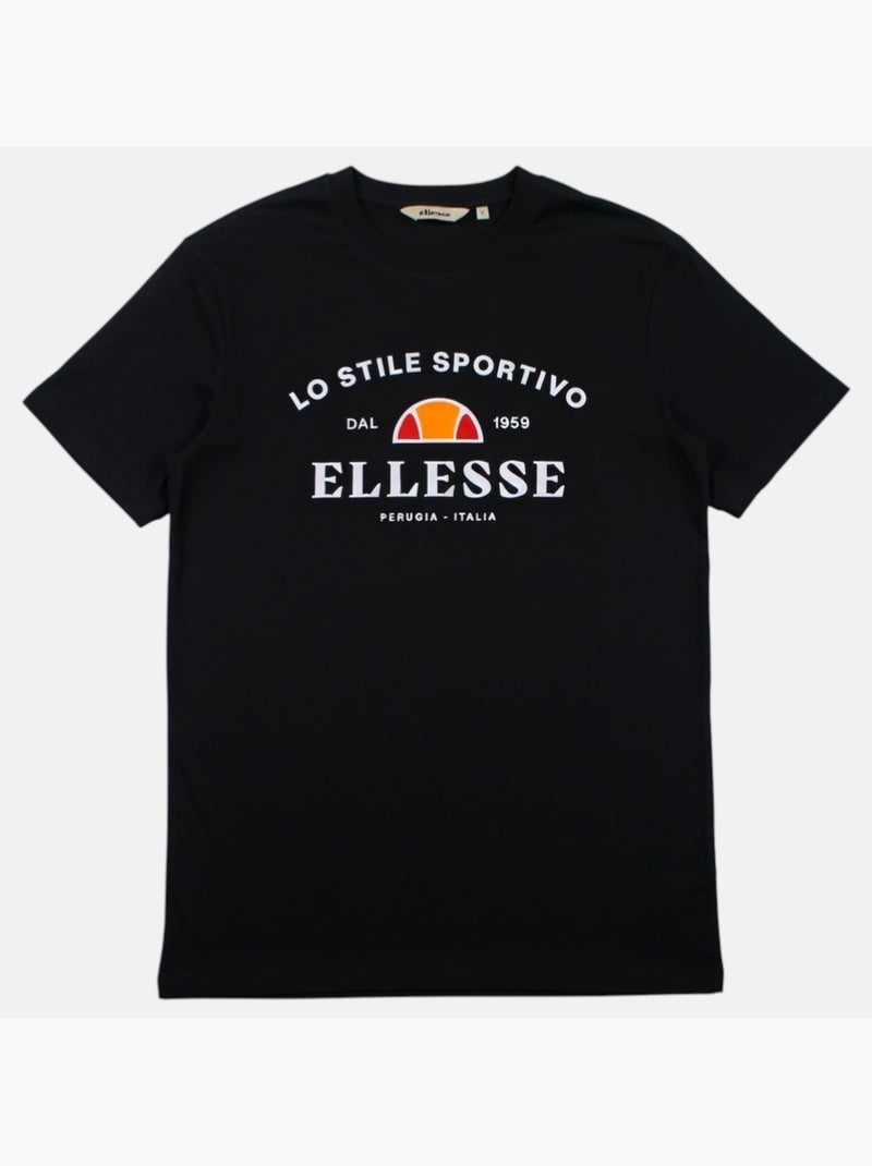 Ellesse - t-shirt manches courtes, col rond Noir - Kiabi