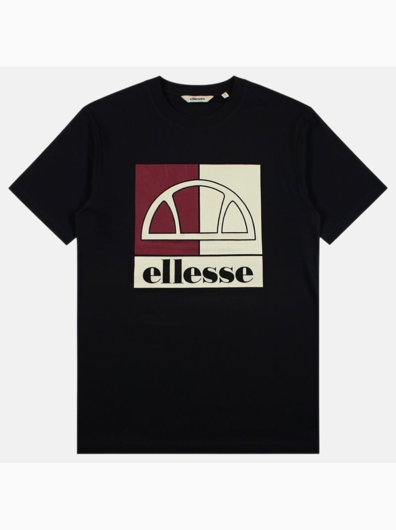 Ellesse - t-shirt manches courtes, col rond Noir - Kiabi