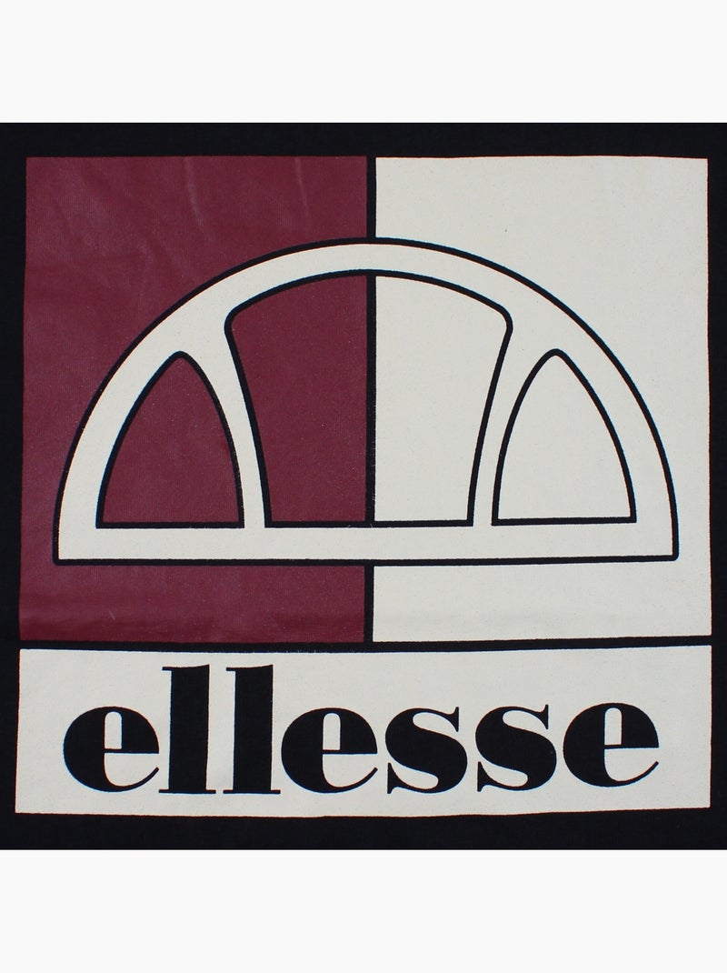 Ellesse - t-shirt manches courtes, col rond Noir - Kiabi
