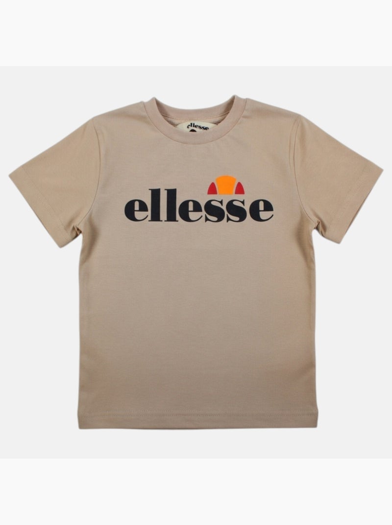 Ellesse - T-shirt manches courtes Garçon avec imprimé Beige - Kiabi