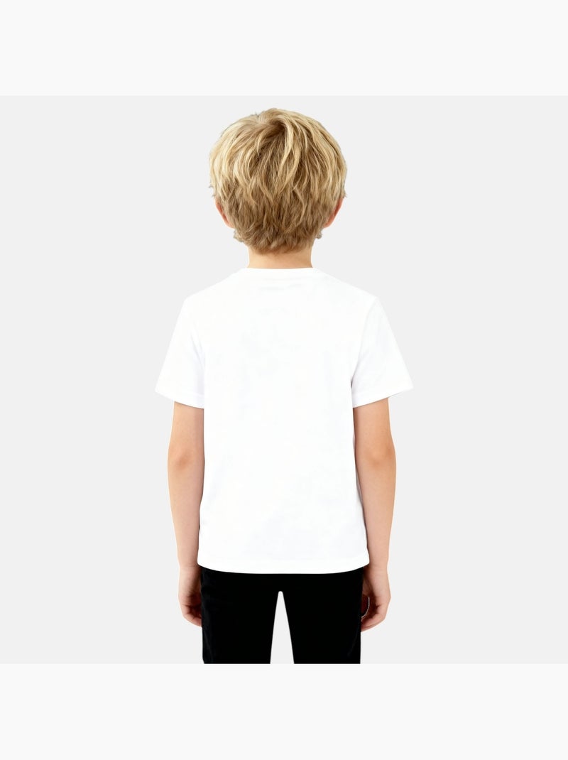 Ellesse - T-shirt manches courtes Garçon avec imprimé Blanc - Kiabi