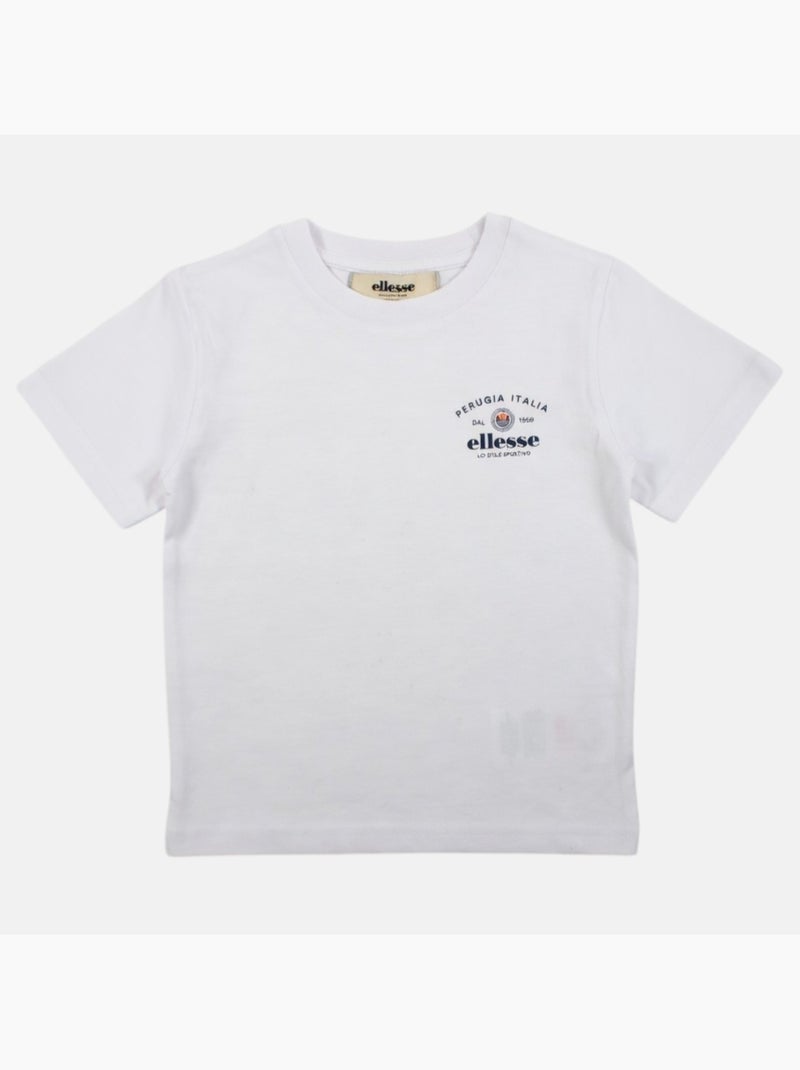 Ellesse - T-shirt manches courtes Garçon avec imprimé Blanc - Kiabi