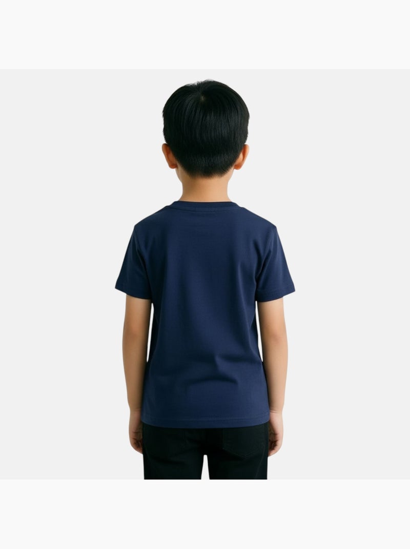 Ellesse - T-shirt manches courtes Garçon avec imprimé Bleu marine - Kiabi