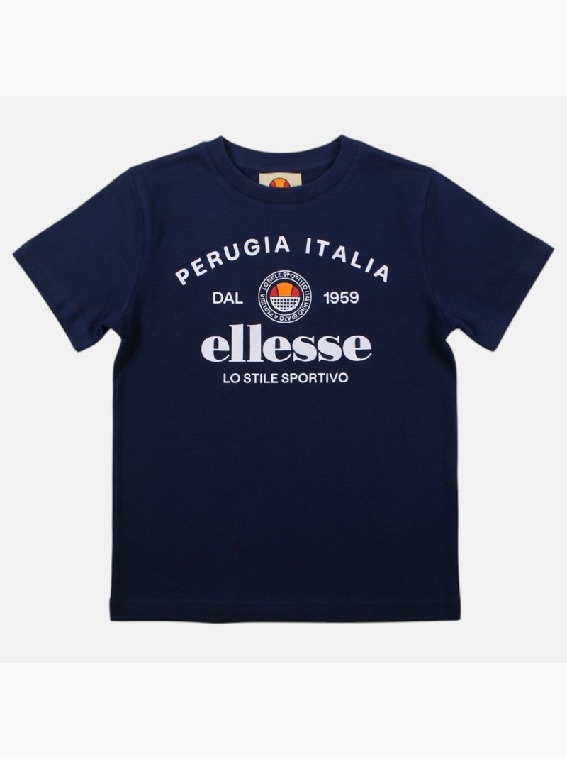Ellesse - T-shirt manches courtes Garçon avec imprimé Bleu marine - Kiabi