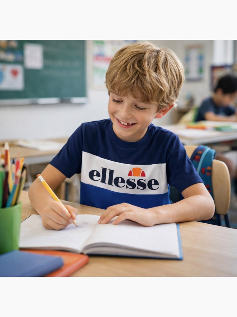 Ellesse - T-shirt manches courtes Garçon avec imprimé Bleu - Kiabi