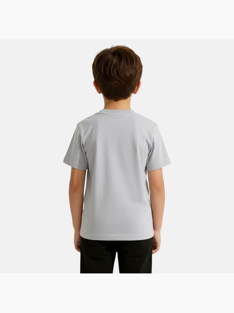 Ellesse - T-shirt manches courtes Garçon avec imprimé Gris - Kiabi