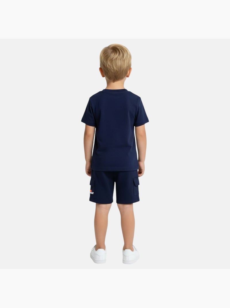 Ellesse - T-shirt manches courtes garçon et short Bleu marine - Kiabi