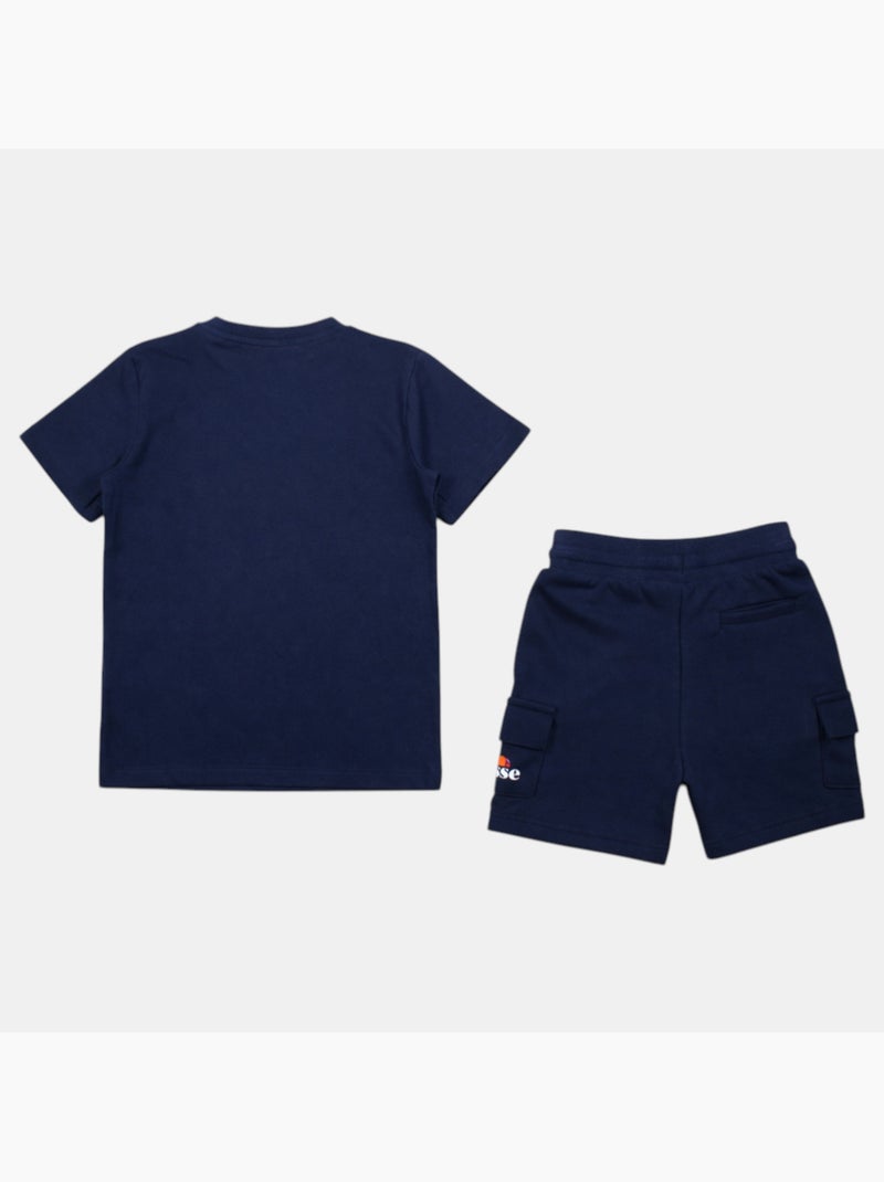 Ellesse - T-shirt manches courtes garçon et short Bleu marine - Kiabi