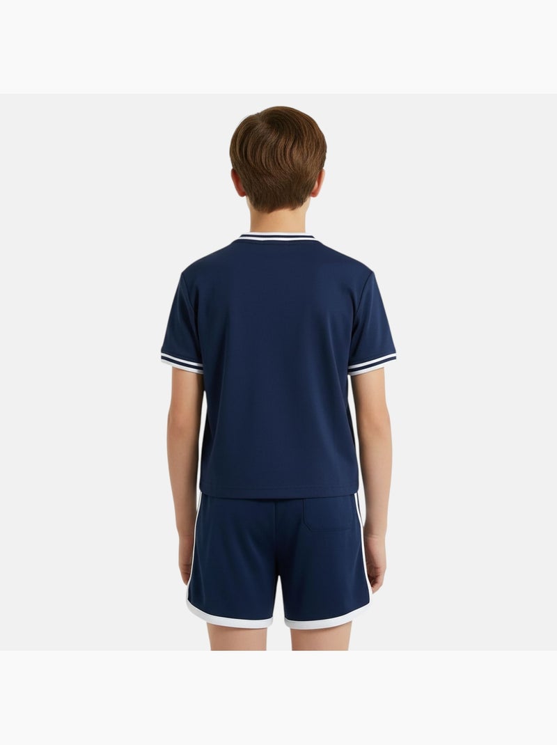 Ellesse - T-shirt manches courtes garçon et short Bleu marine - Kiabi