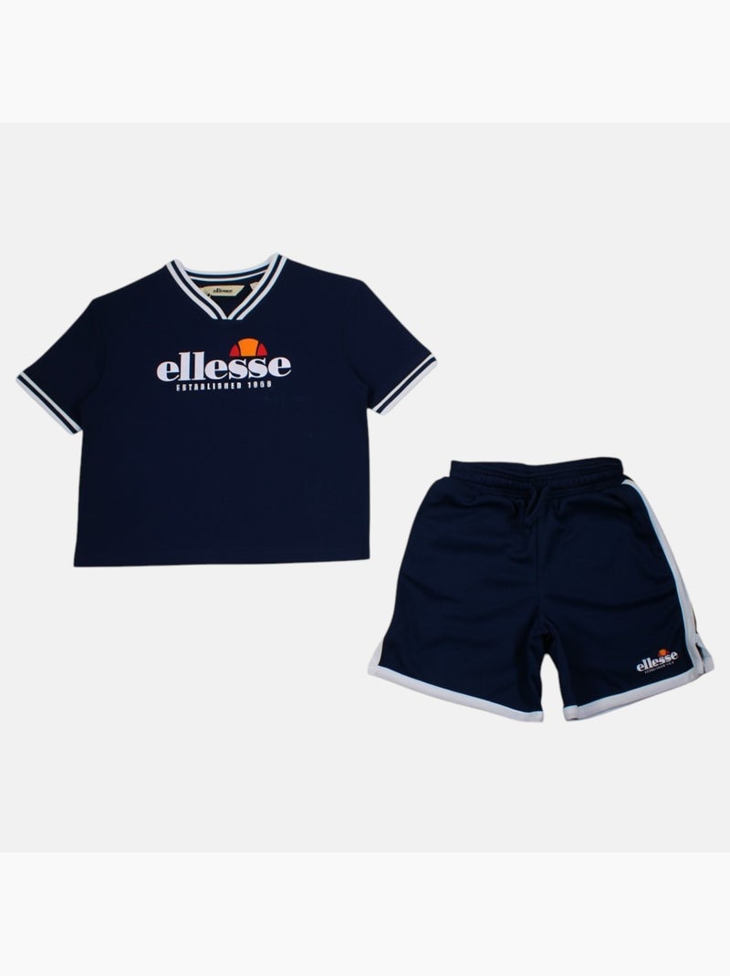 Ellesse - T-shirt manches courtes garçon et short Bleu marine - Kiabi