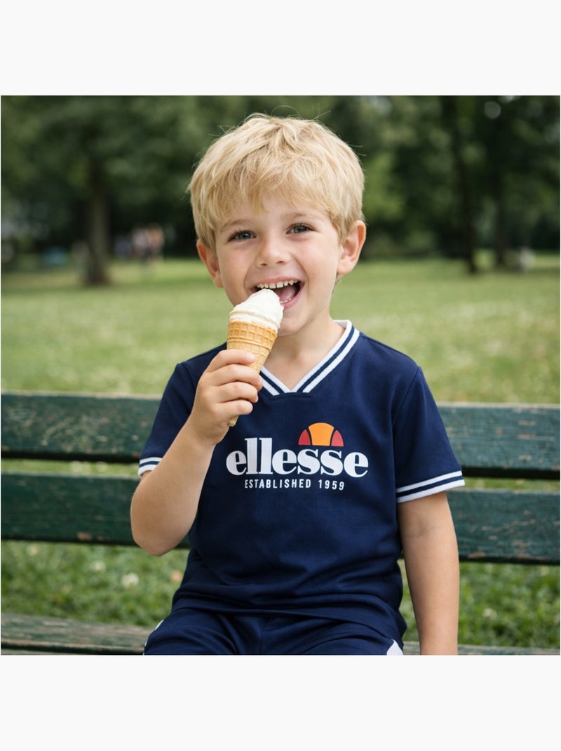Ellesse - T-shirt manches courtes garçon et short Bleu marine - Kiabi