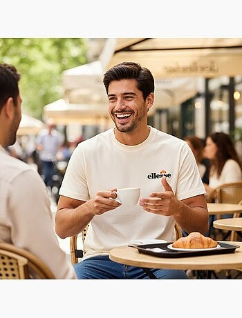 Ellesse - T-shirt manches courtes homme à imprimé