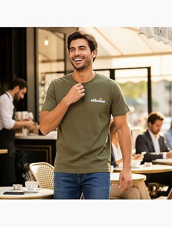Ellesse - T-shirt manches courtes homme à imprimé