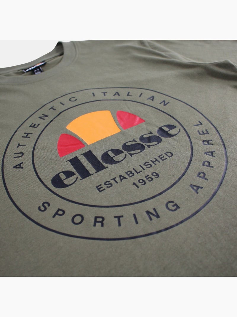 Ellesse - T-shirt manches courtes homme à imprimé Kaki - Kiabi
