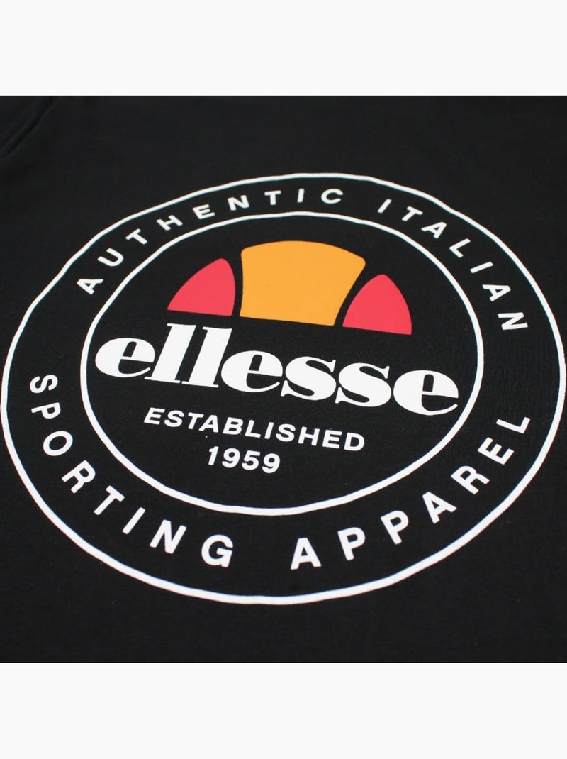 Ellesse - T-shirt manches courtes homme à imprimé Noir - Kiabi