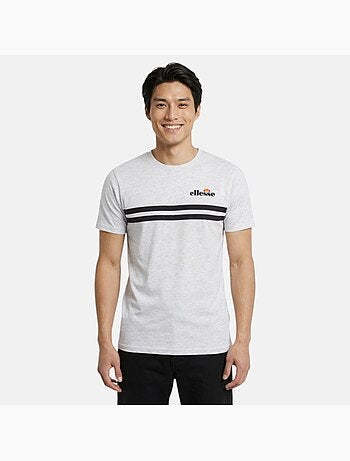 Ellesse - T-shirt manches courtes avec lignes horizontales Homme