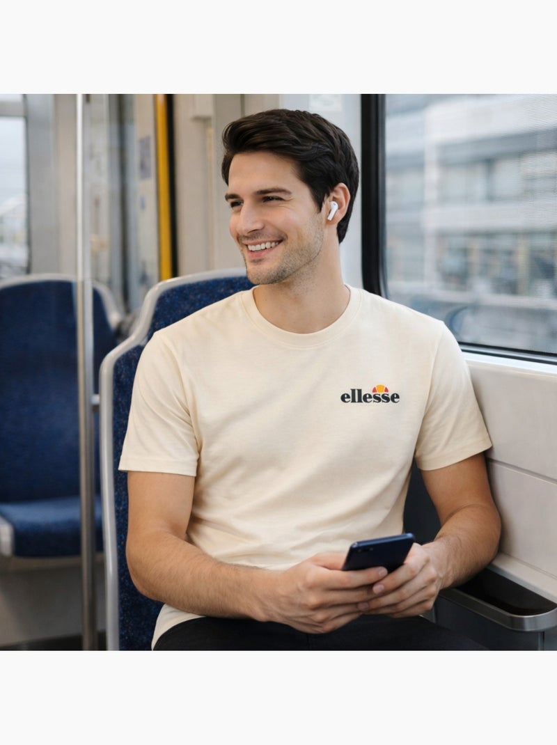 Ellesse - T-shirt manches courtes Homme Ecru - Kiabi