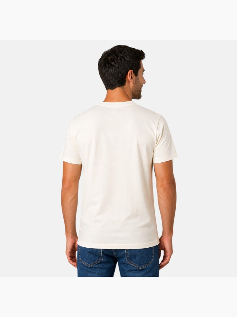 Ellesse - t-shirt manches courtes imprimé, col rond Blanc - Kiabi