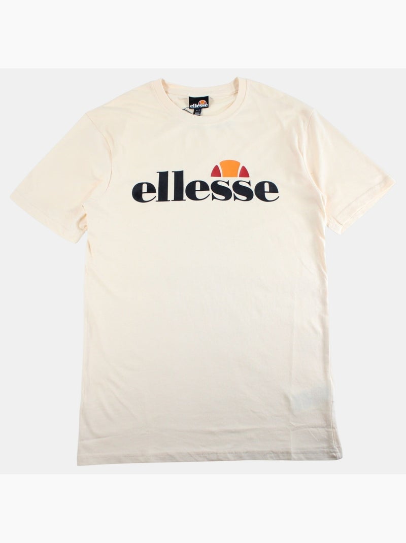 Ellesse - t-shirt manches courtes imprimé, col rond Blanc - Kiabi