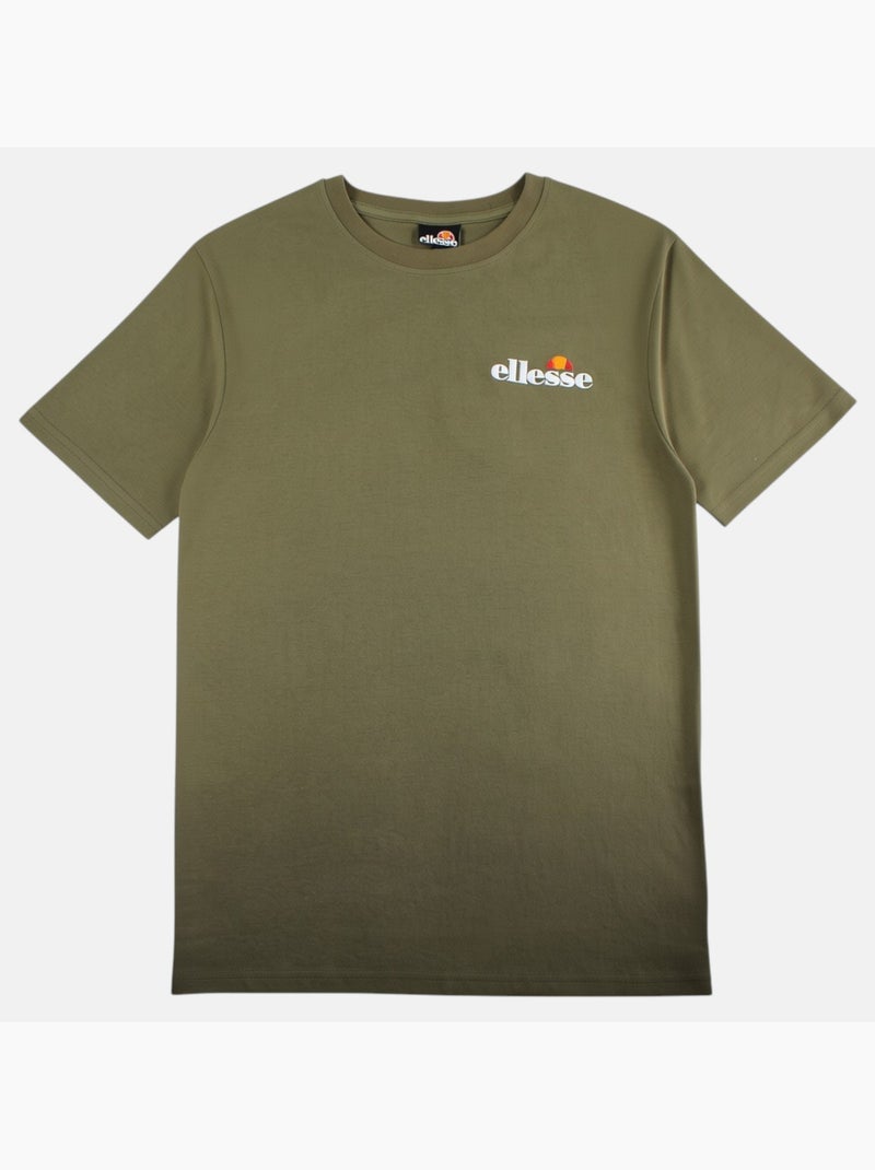 Ellesse - t-shirt manches courtes imprimé, col rond Kaki - Kiabi
